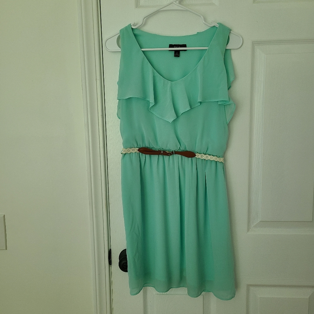 Turquoise Juniors BCX dress - small